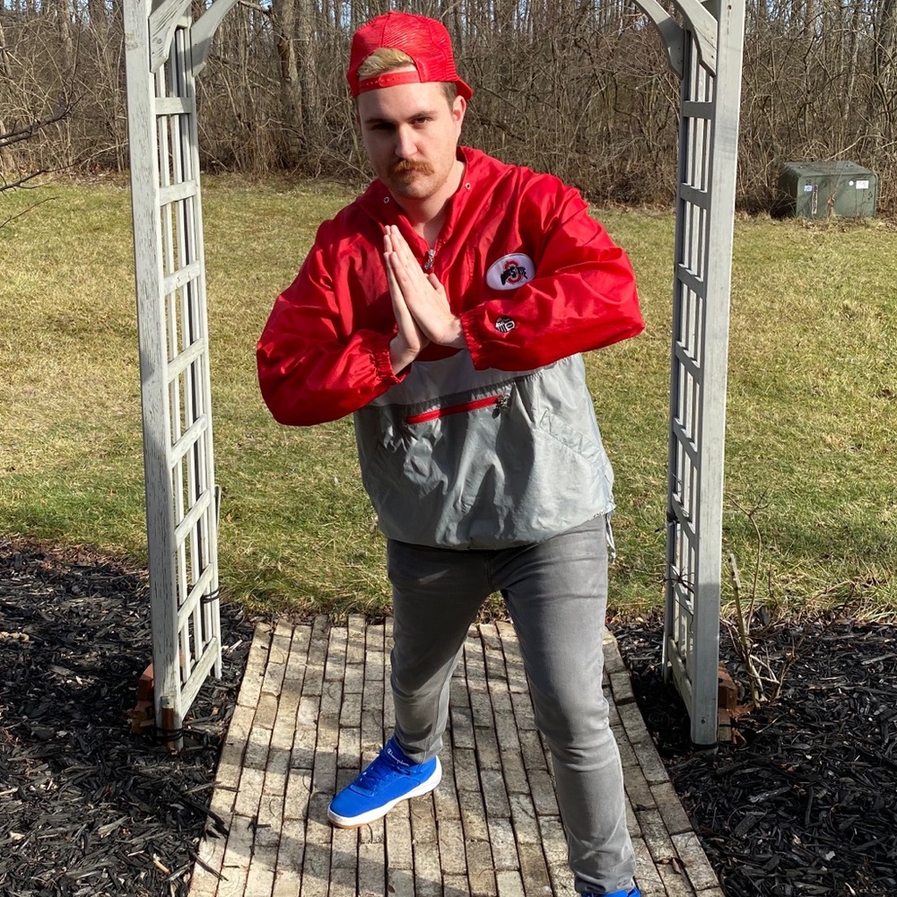 Vintage Ohio State Windbreaker Hoodie